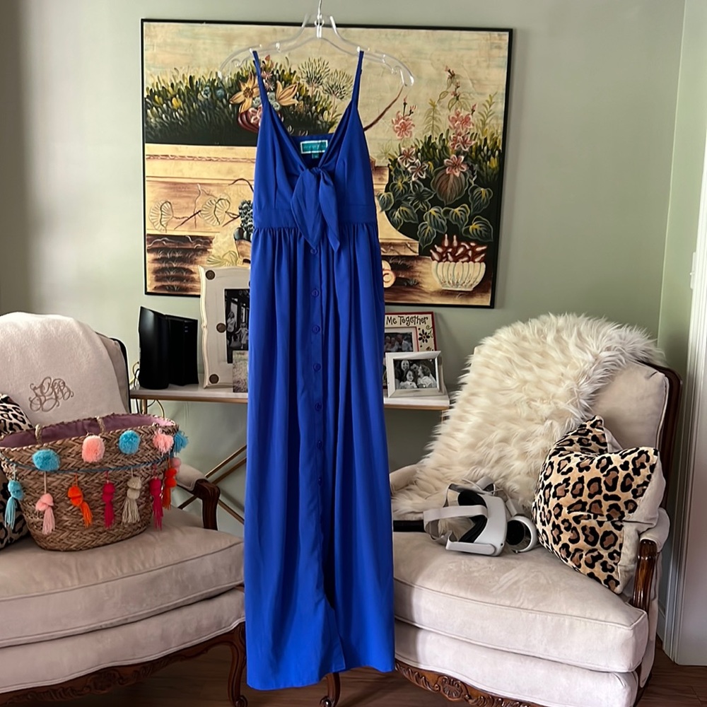 Southern Frock maxi royal blue